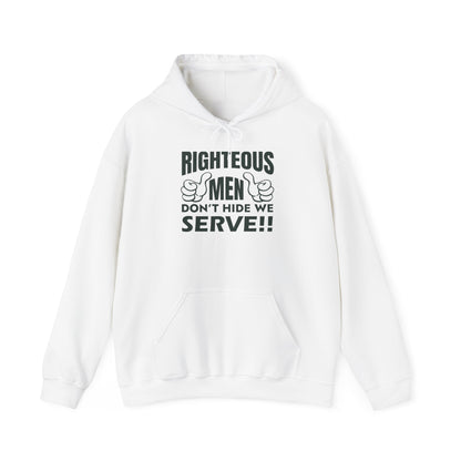 Righteous Men Serve Unisex Hoodie