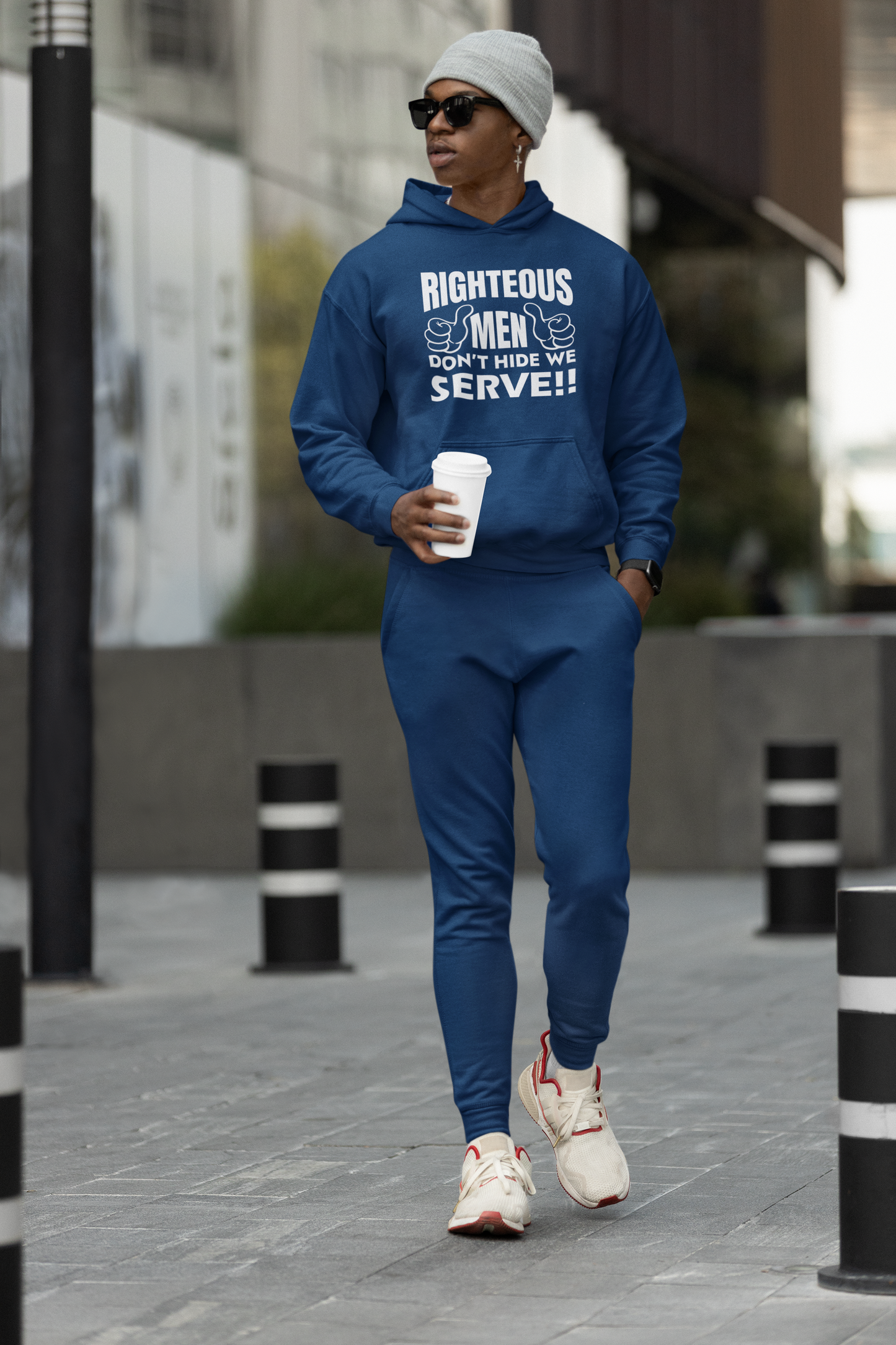 Righteous Men Serve Unisex Hoodie