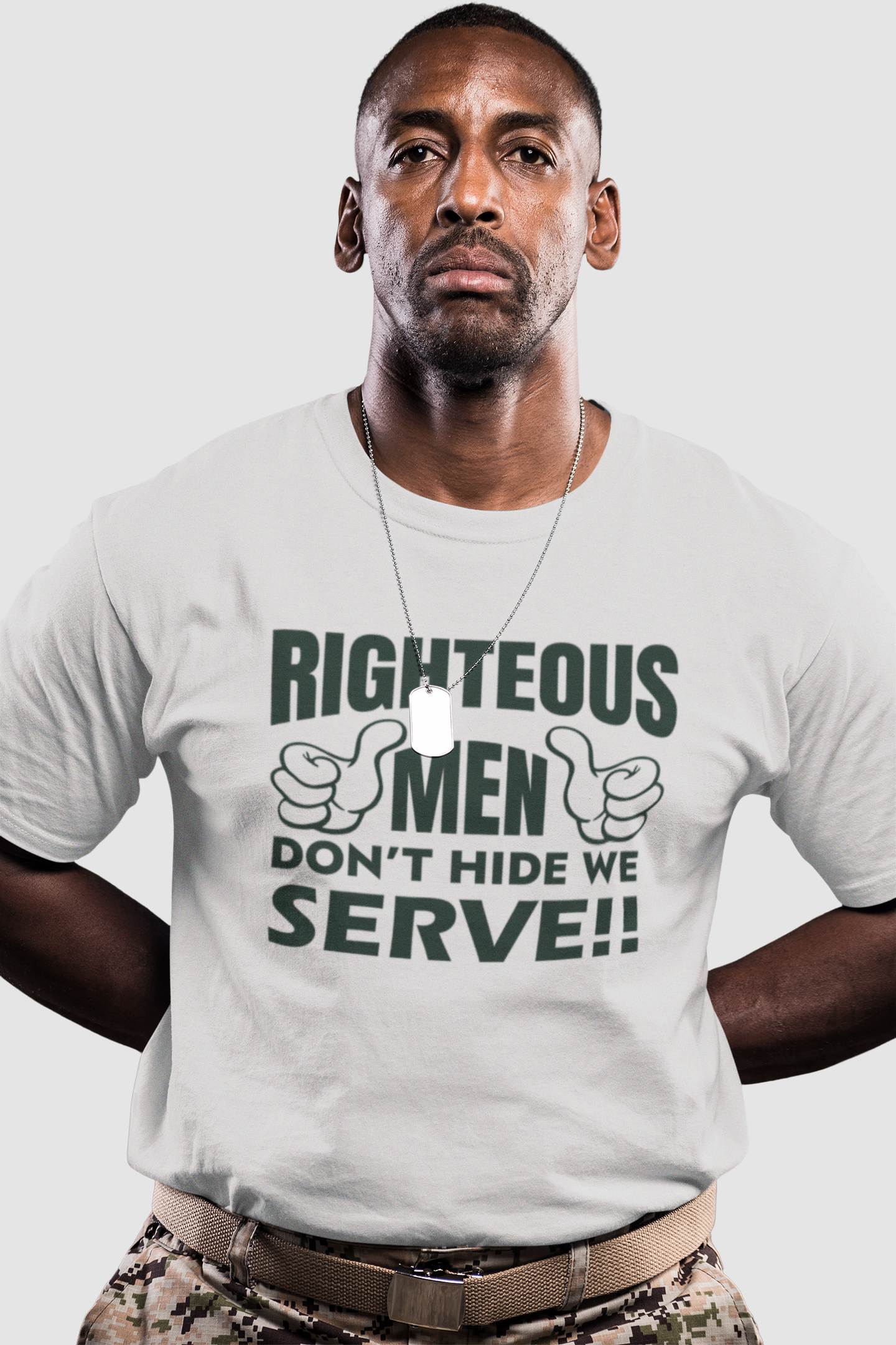 Righteous Men Serve Unisex T-Shirt