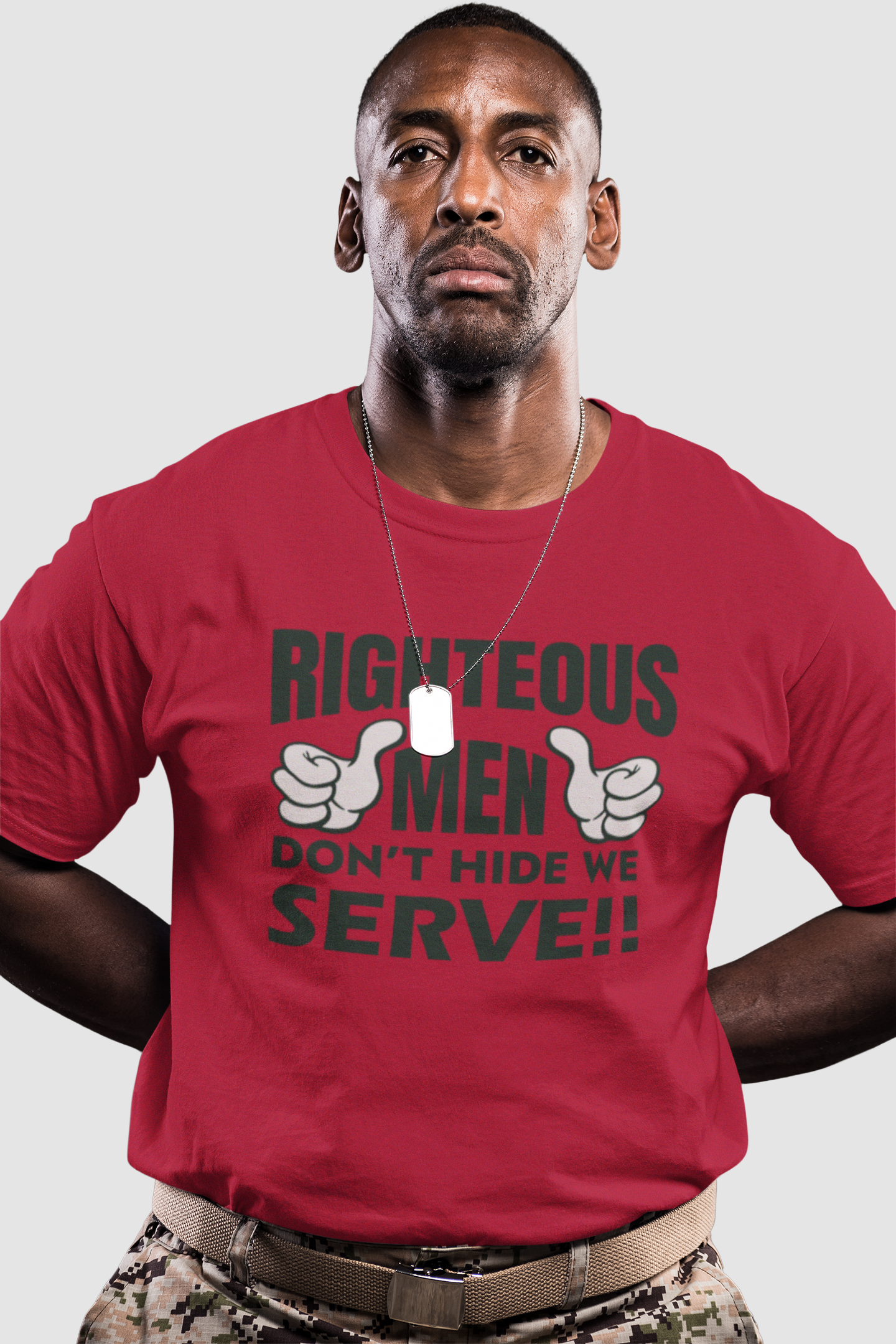 Righteous Men Serve Unisex T-Shirt